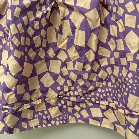 Marc by Marc jacobs silk blouse geometric print pattern tank great condition - Picture 3 of 8